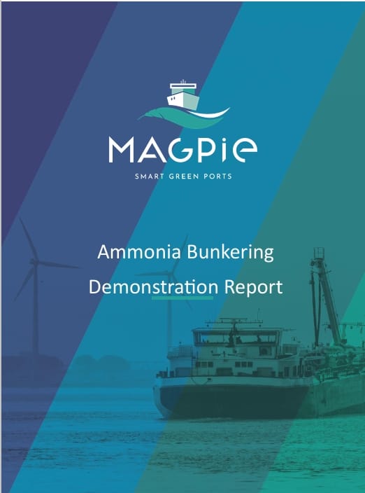 New MAGPIE Report on 2025 Ammonia Bunkering Trials in Rotterdam – Report